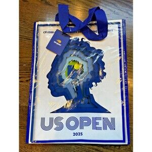US Open Tennis 2025 Bag Shopping Tote Collectible Art Eco NEW with Tags